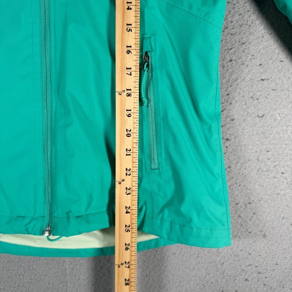 The North Face Quest Jacket Womens Small Green Fleece Lined Dry Vent‎ Outdoors - Picture 7 of 14